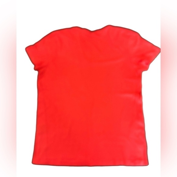 RALPH LAUREN SPORT WOMEN T- Shirt V-Neck size: Large - Picture 3 of 9